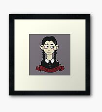 Wednesday Addams Homicide Framed Print
