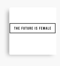 The future is female Canvas Print