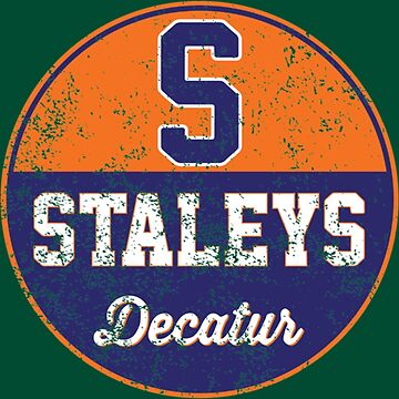 Decatur Staleys Distressed Logo - Defunct Football Team - 1919