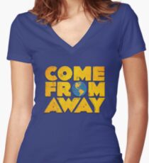 Come From Away Women's Fitted V-Neck T-Shirt