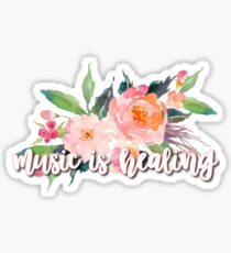 music is healing Sticker