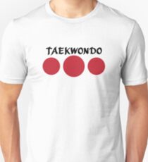 Taekwondo (rot) Slim Fit T-Shirt