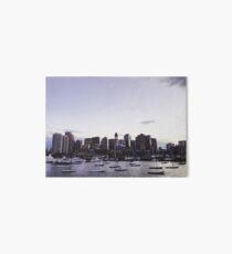 Boston Harbor at Twilight Art Board