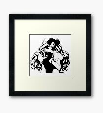 Anime girl Framed Print