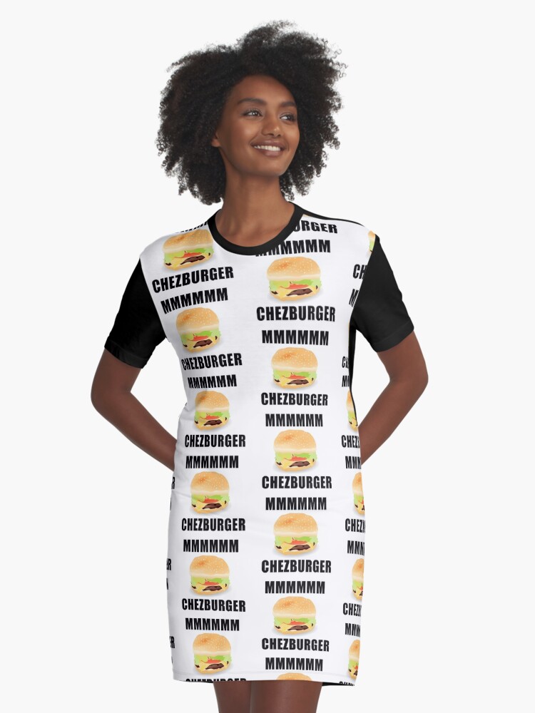 Roblox Mmm Chezburger Graphic T Shirt Dress By Jenr8d Designs - roblox mmm chezburger baby one piece by jenr8d designs redbubble