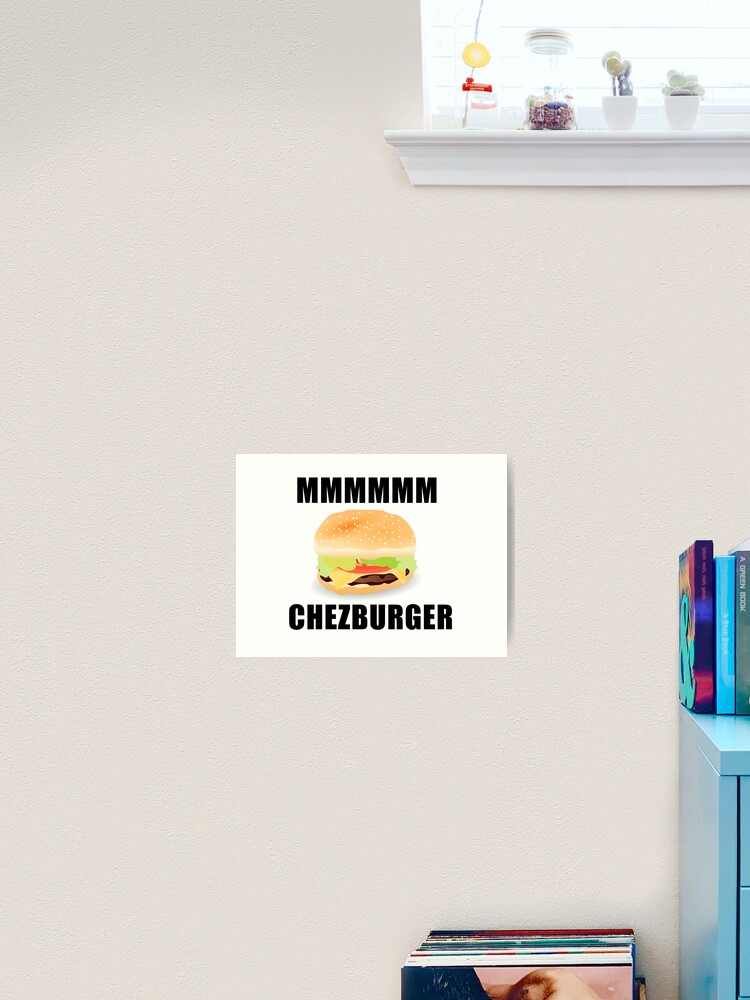 Roblox Mmm Chezburger Art Print By Jenr8d Designs Redbubble - roblox minimal noob t pose iphone wallet by jenr8d designs