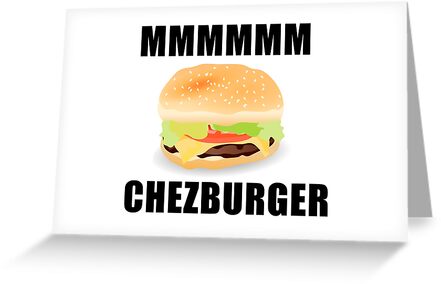 Roblox Mmm Chezburger Greeting Card By Jenr8d Designs - home bur roblox