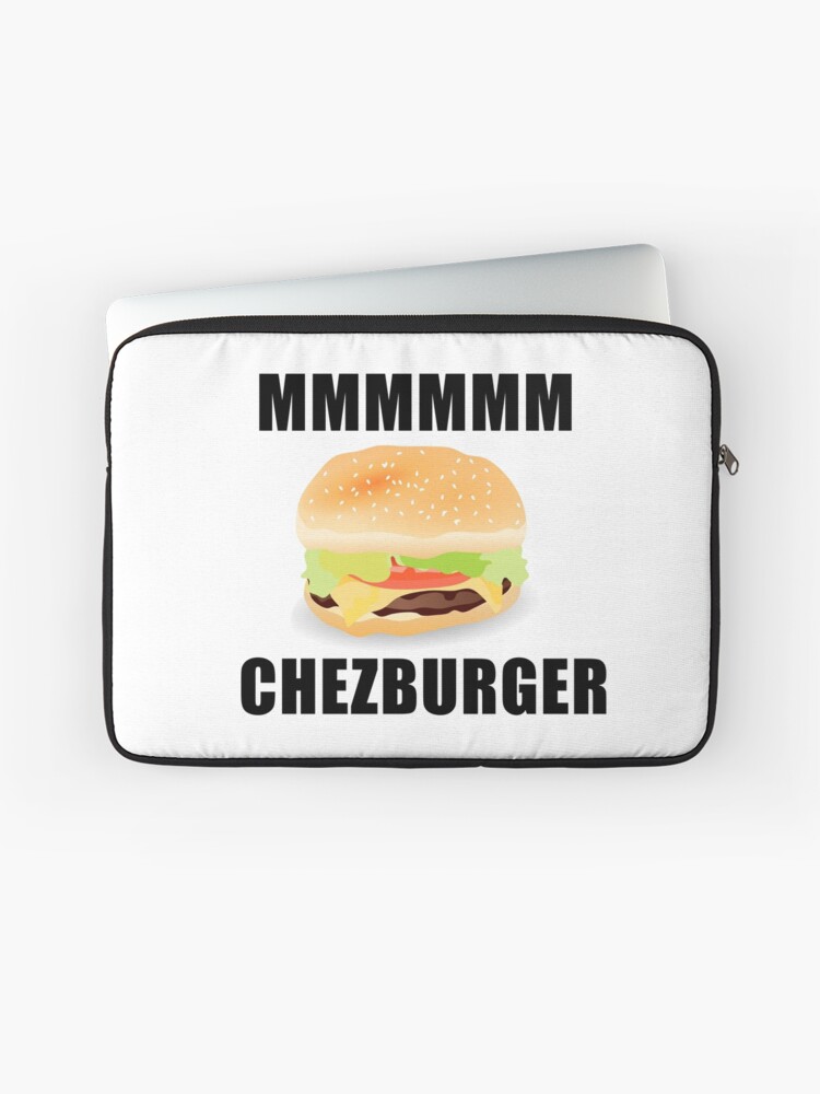 Roblox Mmm Chezburger Laptop Sleeve - roblox mmm chezburger framed art print