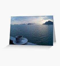 Cuppa at Halong Bay Greeting Card