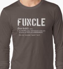 Funcle Fun Uncle Definition For Military Veterans Long Sleeve T-Shirt