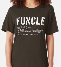 Funcle Fun Uncle Definition For Military Veterans Slim Fit T-Shirt