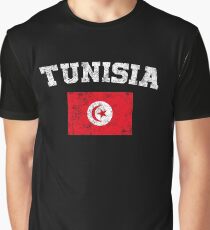 Tunisian Flag Shirt - Vintage Tunisia T-Shirt Graphic T-Shirt
