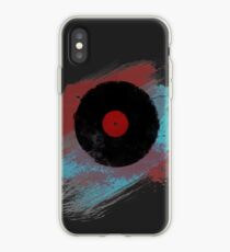Vinyl Record - Modern Vinyl Records Grunge Design - Tshirt and more iPhone Case
