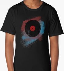 Vinyl Record - Modern Vinyl Records Grunge Design - Tshirt and more Long T-Shirt