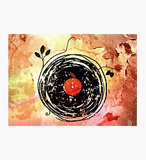 Enchanting Vinyl Records Grunge Art Photographic Print