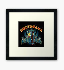 DoctorWho - All Five Modern Doctors funny Framed Print