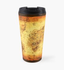 Vintage Old World Map Travel Mug