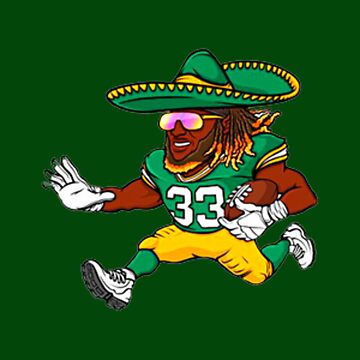 Aaron Jones Green Bay Packers Sombrero' Sticker for Sale by covid50