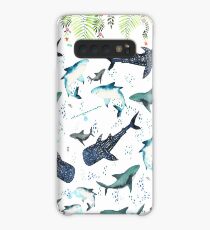 floral shark pattern Case/Skin for Samsung Galaxy
