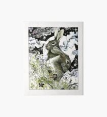 Hares in the Hedgerows Art Board