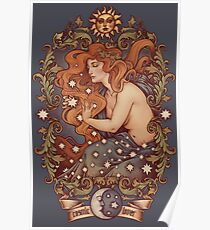 COSMIC LOVER - Color version Poster