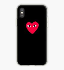 Comme des Garçons Red Heart iPhone Case