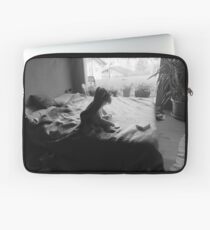 Willow on bed Laptop Sleeve