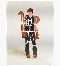 Typographic and Minimalist Thom Yorke Illustration Poster