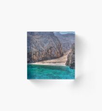 Yiali Beach Acrylic Block