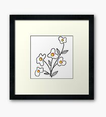 Just Add Flower Framed Print