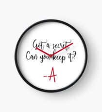 Got a secret, Can you keep it? Clock