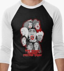 rocky horror picture show 40th anniversary tribute Men's Baseball ¾ T-Shirt