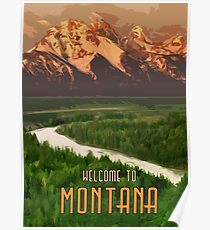 Welcome to Montana Poster