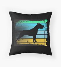 pitbull throw pillows