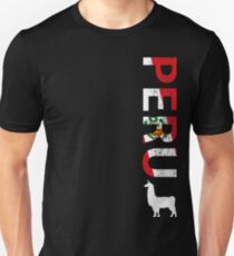 Peru Llama T-shirt Peruvian Soccer Tee Unisex T-Shirt