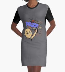 Peace Graffiti - Grunge Graphic T-Shirt Dress