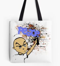 Peace Graffiti - Grunge Tote Bag