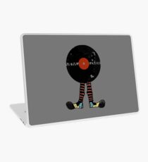 Funny Vinyl Records Lover - Grunge Vinyl Record Laptop Skin