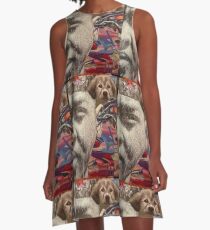 magazine art collage A-Line Dress