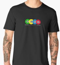 Competition weightlifting plates and barbell Men's Premium T-Shirt