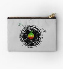 Reggae Music - Vinyl Records Cannabis Leaf - DJ inspired design Studio Pouch