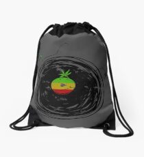 Reggae Musik - Vinyl Records Cannabis Leaf - DJ inspirierte Design Rucksackbeutel