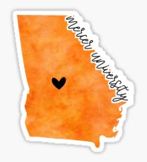 Mercer University Sticker