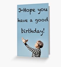 J-Hope Greeting Card