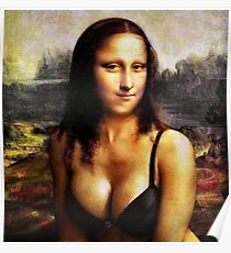 Mona Lisa in a Bikini Poster