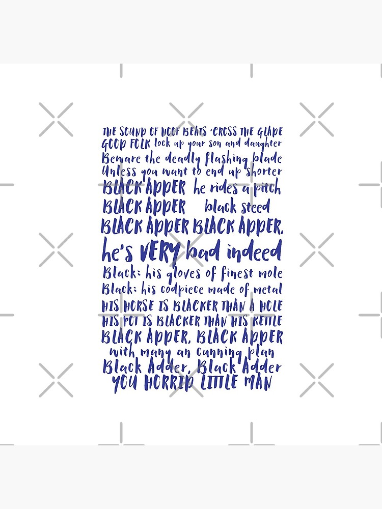 Blackadder Lyrics by ComedyQuotes