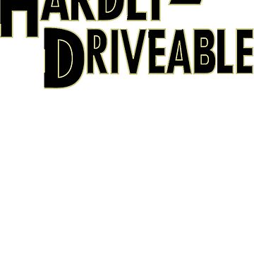 "Hardly Driveable Merch " Sticker for Sale by jessicascott6 | Redbubble