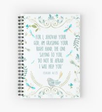 Isaiah 41:13 Spiral Notebook