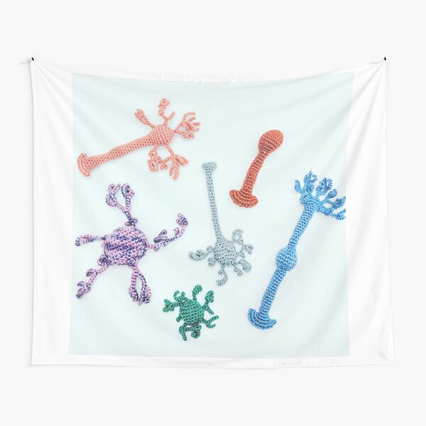 Crocheted Neuron Tapestry
