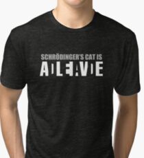 Schrödinger's cat is ADLEIAVDE Tri-blend T-Shirt